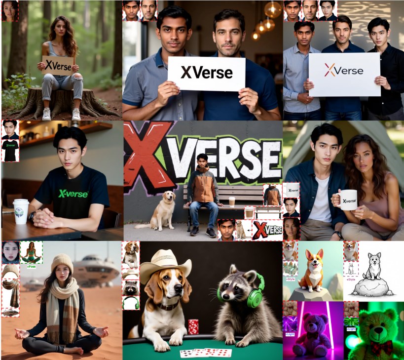 XVerse画像合成示例