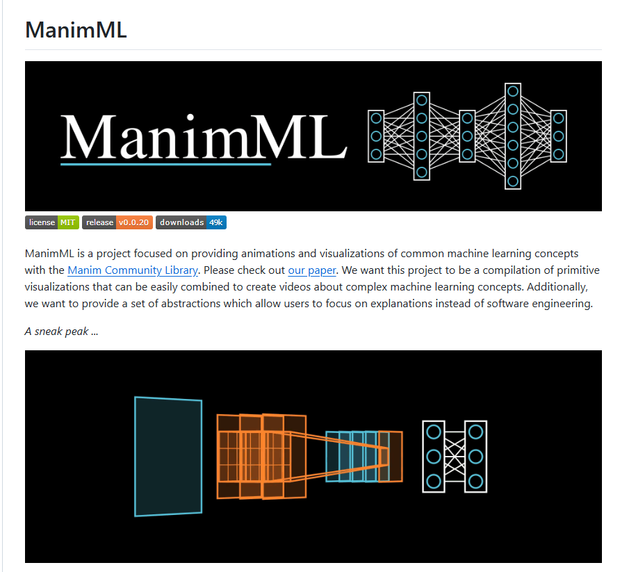 ManimMLアニメーション例